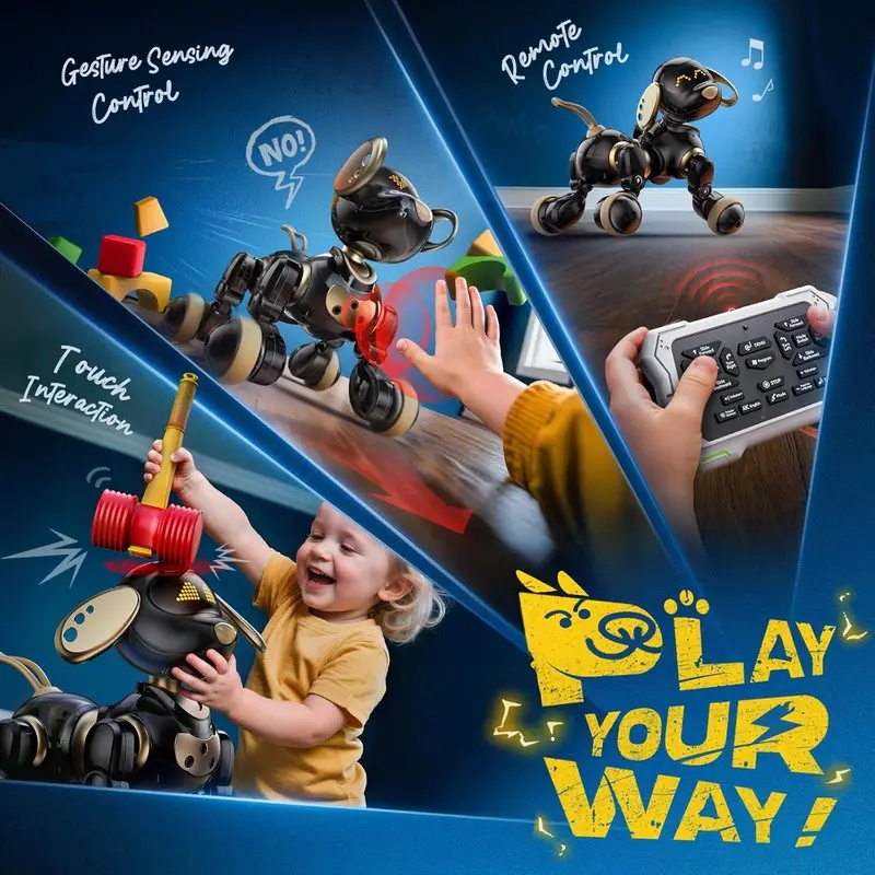 หุ่นยนต์สุนัขของเล่นควบคุมระยะ - Dog Toys บทวิจารณ์และราคา