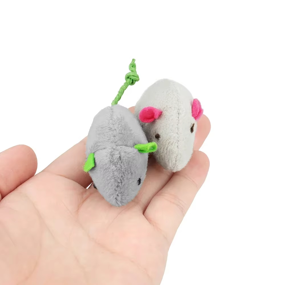 ของเล่นแมวรูปหนู 5 ชิ้น พร้อมแ - Catnip Interactive Plush Mouse บทวิจารณ์และราคา