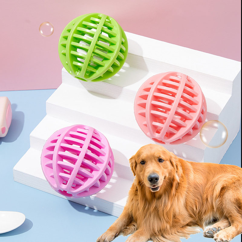 ของเล่นบอลยางทนทานสำหรับสุนัข  - Rubber Treat Dispensing Dog Toy บทวิจารณ์และราคา