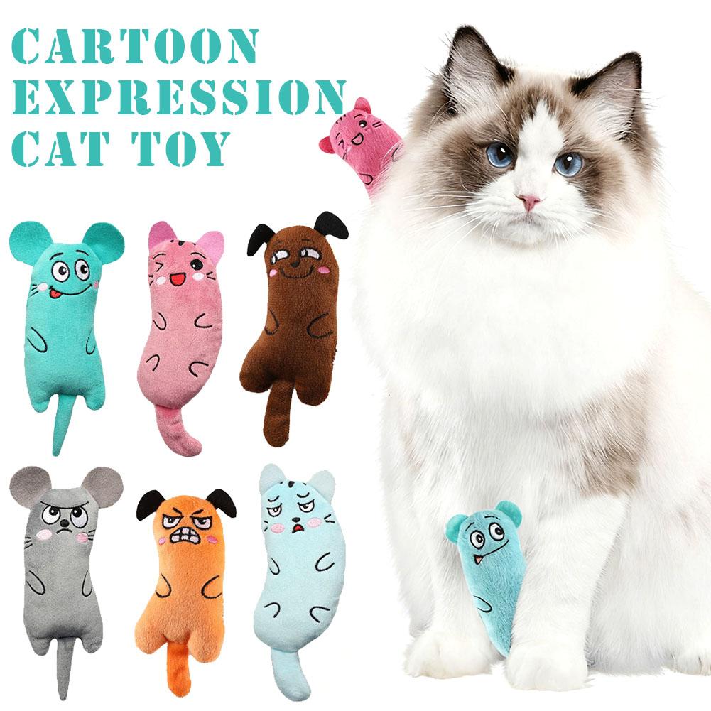 ของเล่นแมวรูปการ์ตูน ตุ๊กตาขนน - Catnip Interactive Plush Mouse บทวิจารณ์และราคา