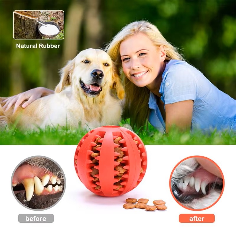 ลูกบอลยางซิลิโคนแบบอินเทอร์แอค - Dog Puzzle Feeder Toy บทวิจารณ์และราคา