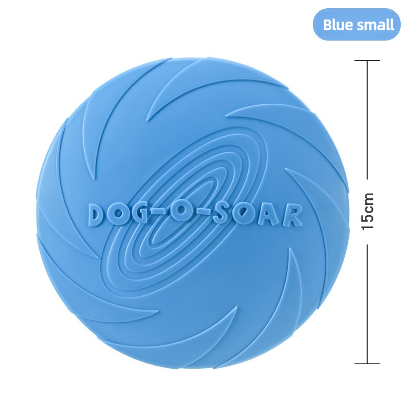 ของเล่นสุนัข จานร่อนซิลิโคนหลา - Flying Disc Dog Training Toy บทวิจารณ์และราคา