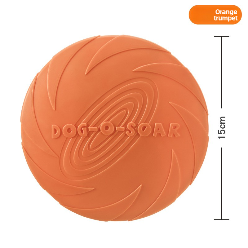 ของเล่นสุนัข จานร่อนซิลิโคนหลา - Flying Disc Dog Training Toy บทวิจารณ์และราคา