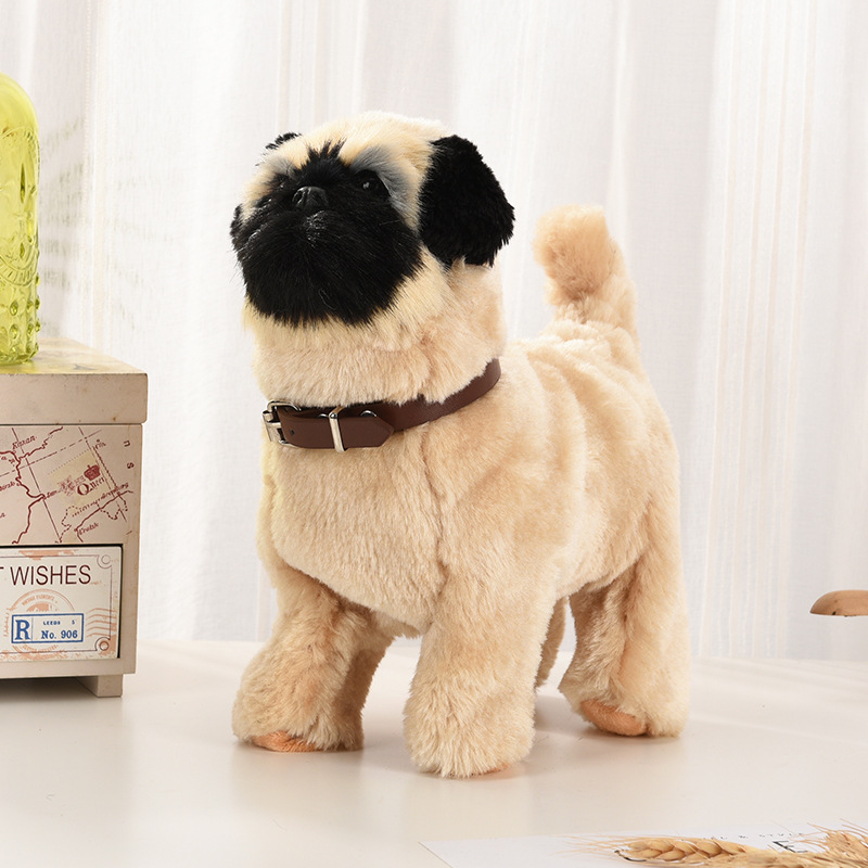 อิเล็กทรอนิกส์ของเล่นตุ๊กตาหมา - Interactive Squeaky Plush Dog Toy บทวิจารณ์และราคา