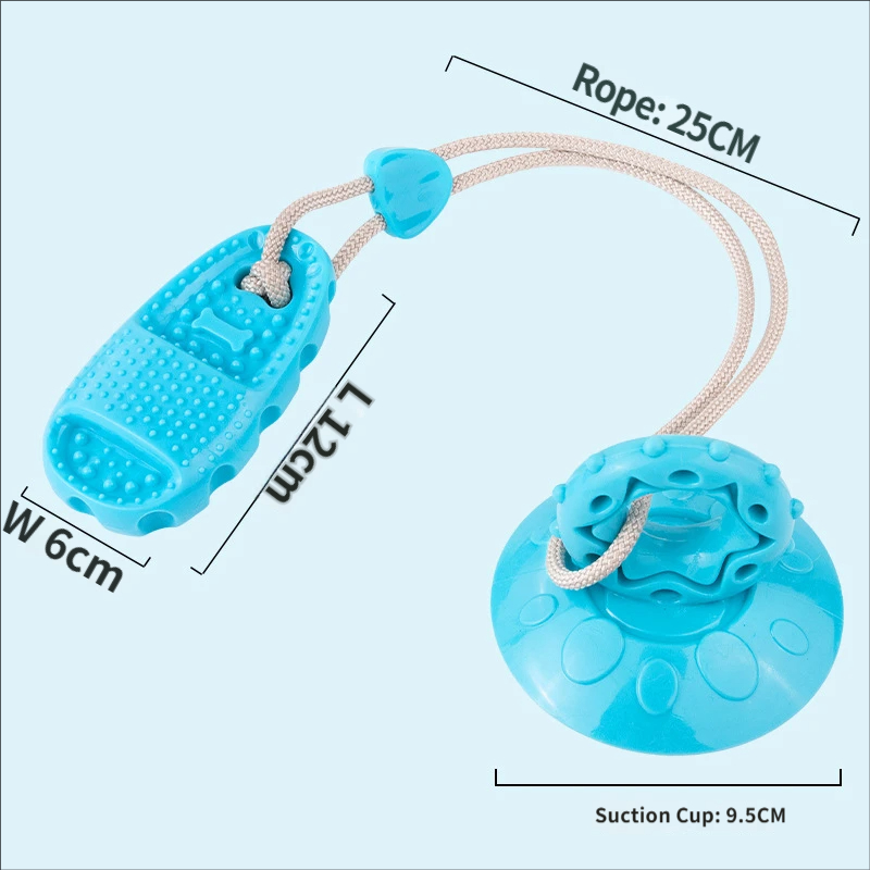 ของเล่นดึงเชือกสำหรับสุนัขแบบม - Suction Cup Dog Tug Toy บทวิจารณ์และราคา