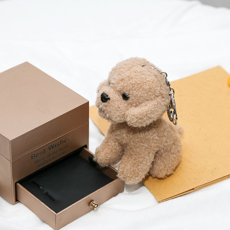 ใหม่ 12 ซม.น่ารักตุ๊กตาสุนัขพว - Interactive Squeaky Plush Dog Toy บทวิจารณ์และราคา