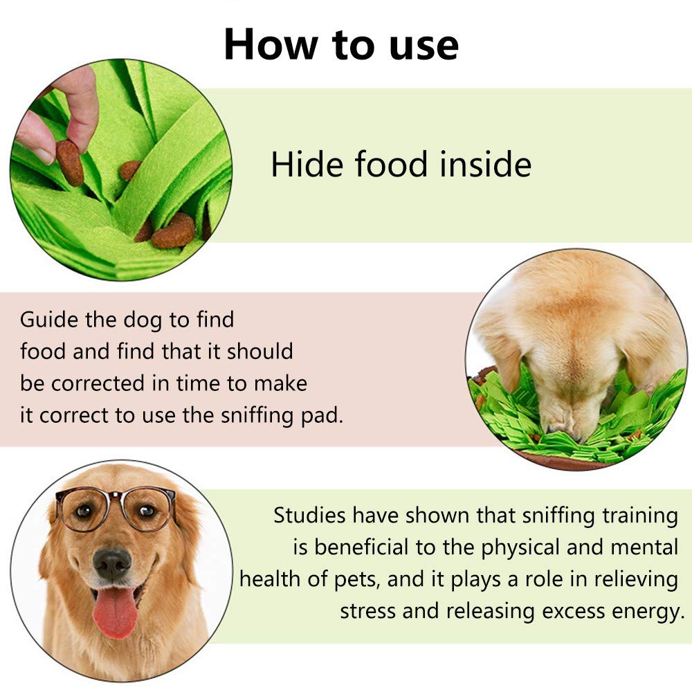 แผ่นรองดมกลิ่นสำหรับสัตว์เลี้ย - Snuffle Mat For Dogs บทวิจารณ์และราคา