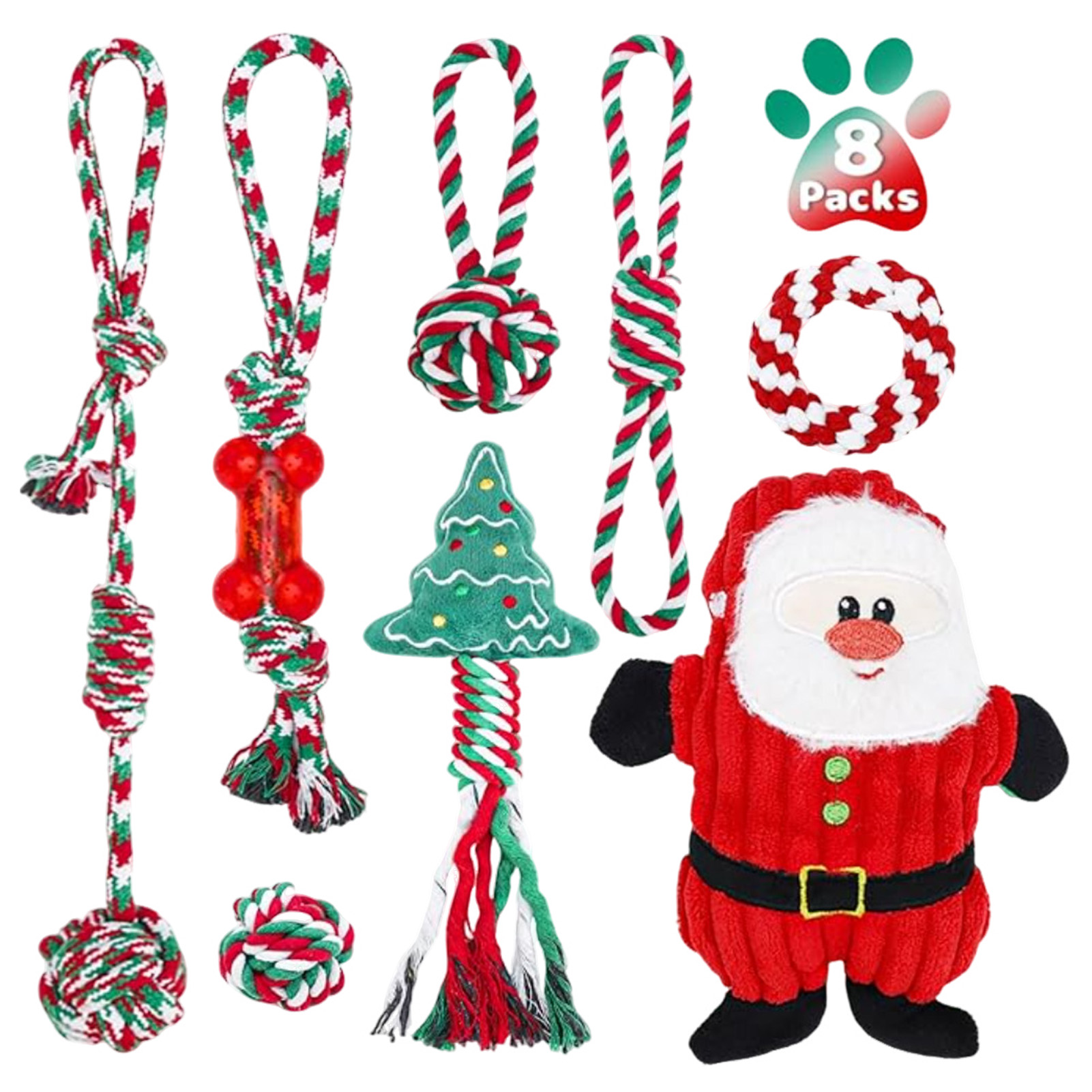 ชุดของเล่นเชือกกัดสำหรับสุนัข  - Dog Rope Toy Aggressive Chewers บทวิจารณ์และราคา