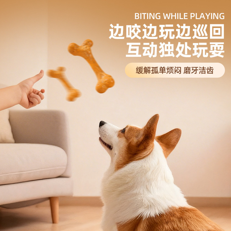 ของเล่นสุนัข TPR ของเล่นทำความ - Teeth Cleaning Dog Chew Bone บทวิจารณ์และราคา