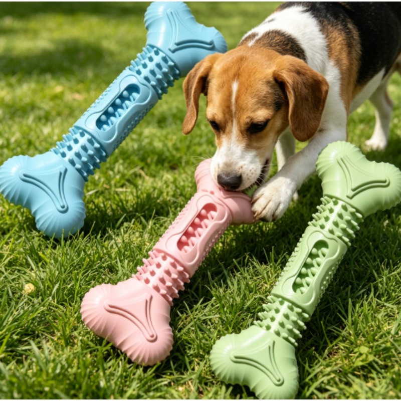 ชุดของเล่นสำหรับสัตว์เลี้ยงแบบ - Teeth Cleaning Dog Chew Bone บทวิจารณ์และราคา