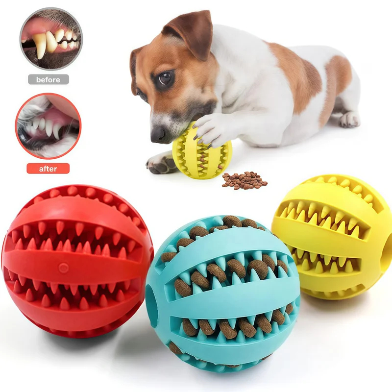 1/2 ชิ้น ของเล่นสุนัข ลูกบอลยา - Dog Puzzle Feeder Toy บทวิจารณ์และราคา