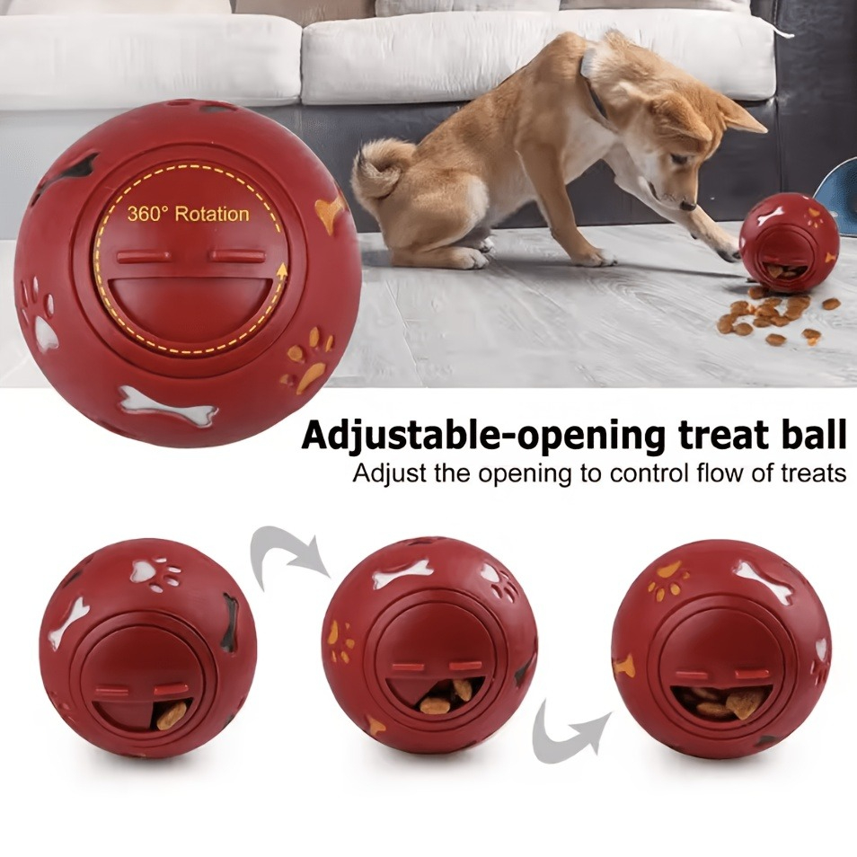 ลูกบอลขนมสุนัข, ของเล่นจ่ายอาห - Rubber Treat Dispensing Dog Toy บทวิจารณ์และราคา